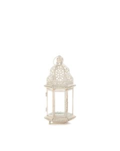 SUBLIME DISTRESSED WHITE LANTERN
